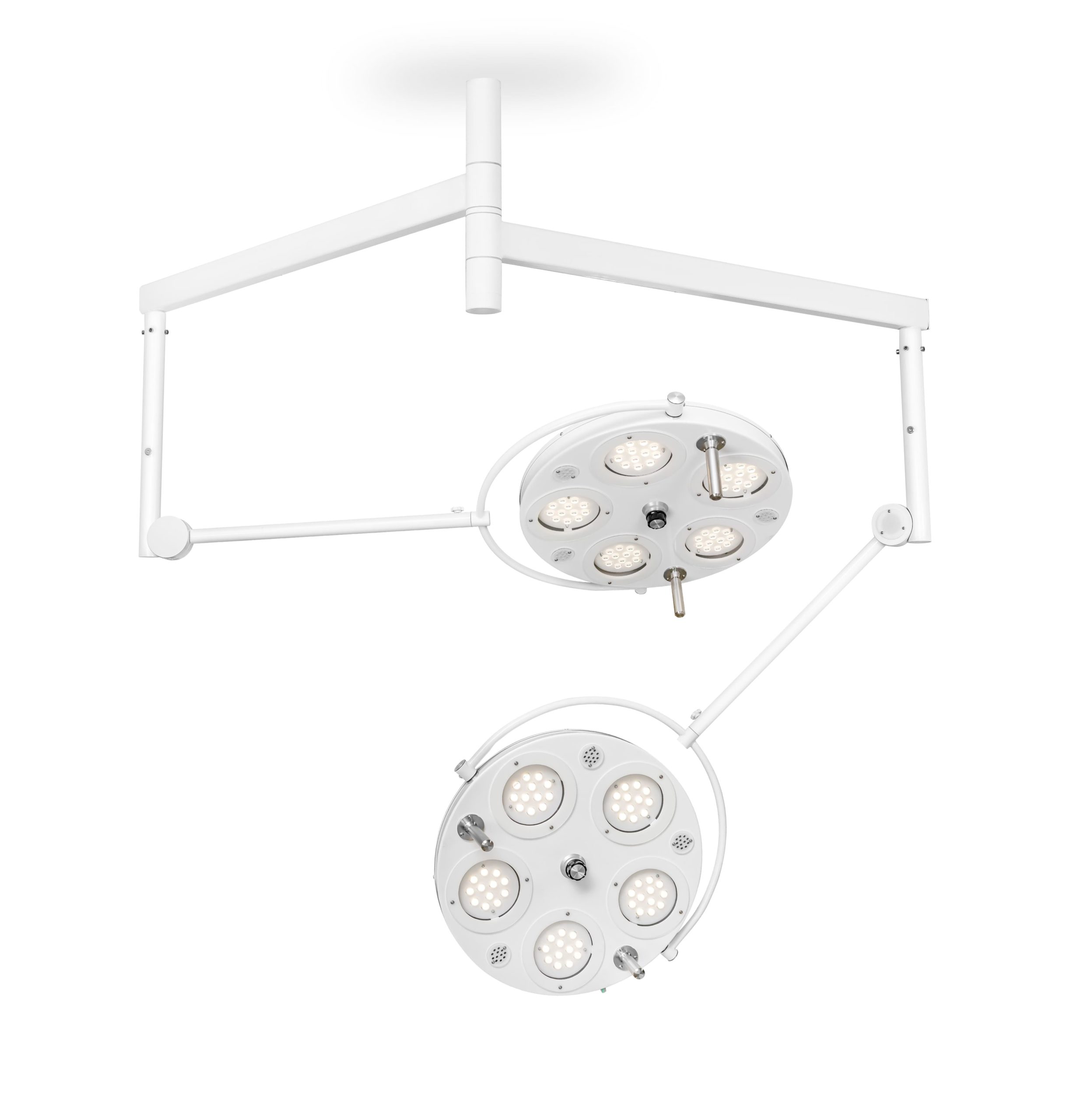 Медицинский двухкупольный хирургический светильник FotonFLY 5M/5M-A_69dbe9fd8a7dd.jpeg Медицинский двухкупольный хирургический светильник FotonFLY 5M/5M-A — изображение 2