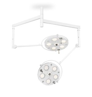 Медицинский двухкупольный хирургический светильник FotonFLY 6M/5C-А